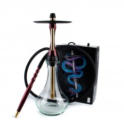 Alpha Hookah Model S Red-Gold